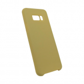 Чехол накладка силиконовая Samsung S8 Plus Silicone Cover Песочный фото