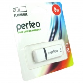 USB флеш Perfeo 2.0 C02 8GB white фото