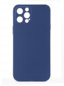 Чехол накладка силиконовая iPhone 12 Pro Max Monarch Premium PS-01 Синий фото