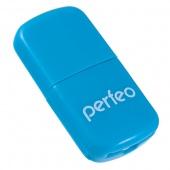 USB - картридер Perfeo PF-R009 micro SD синий фото