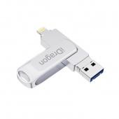 USB флеш iDragon Drive 64 ГБ U013А (Lightning, microUSB) фото