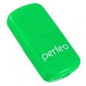 USB - картридер Perfeo PF-R009 micro SD зеленый фото