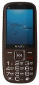 Мобильный телефон Maxvi B9 коричневый фото