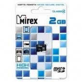 Карта памяти Mirex micro SD 2 ГБ class 4 фото