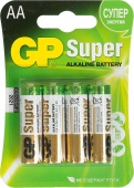Батарейка GP LR6 Super (4 шт./блистер) Alkaline Умная электроника фото
