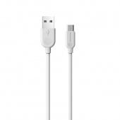 USB кабель Borofone BX14 LinkJet Micro (3m) Белый фото