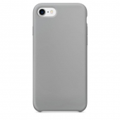 Чехол накладка силиконовая iPhone 7/8 Soft Touch 360 светло-бежевый (11) фото