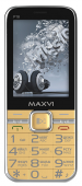 Мобильный телефон Maxvi P18 золотой фото