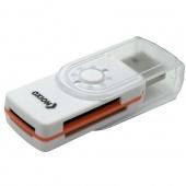 USB-картридер Oxion OCR013 (micro SD/mini SD/TF/M2) Белый фото
