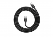 Кабель Baseus Cafule Series Type-C PD2.0 60W Flash Charge Cable (20V 3A) 1M (CATKLF-GG1) Black фото