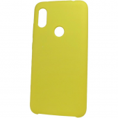 Чехол накладка силиконовая Xiaomi Redmi Note 6 PRO Silicone Cover (4) Желтый фото