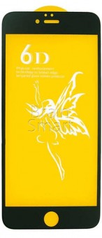 Стекло защитное iPhone 6/6S Angel Premium 6D Black фото