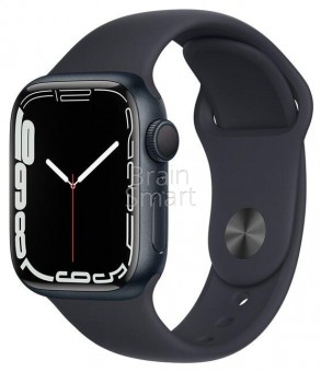 Умные часы Apple Watch Series 7 45mm Midnight Aluminum Mid Black фото