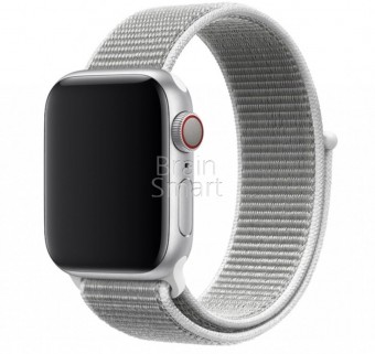 Ремешок Нейлоновый Apple Watch 42mm светло-серый фото