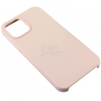 Чехол накладка силиконовая iPhone 12/12 Pro Silicone Case Пудровый (19) фото