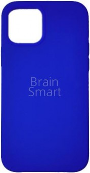 Чехол накладка силиконовая iPhone 12 Mini Silicone Case Синий Морской (40) фото