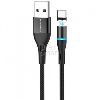 USB кабель Borofone BU16 Skill Type-C (1.2м) Black фото