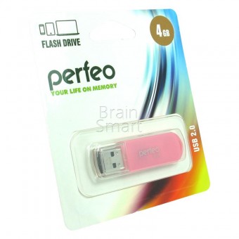 Память USB flash Perfeo 2.0 C03 4 ГБ розовый фото
