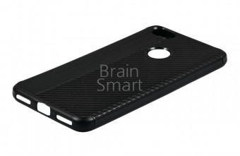 Чехол накладка силиконовая Xiaomi Redmi Note 5A Brauffen Карбон черный фото