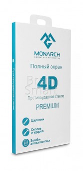 Защитное стекло Samsung A6+ (2018) Monarch Full Glue 4D Black фото