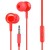 Гарнитура HOCO M14 Natural Sound universal earphone with miс Red фото