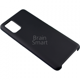 Чехол накладка силиконовая Samsung A71 2020 Silicone Case Черный (18) фото