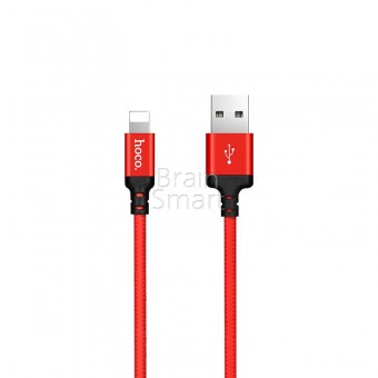 USB кабель HOCO X14 Times speed Lightning (1m) красный фото