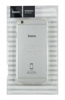 Чехол накладка силиконовая iPhone 6/6S HOCO Light Series прозрачный фото