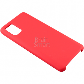 Чехол накладка силиконовая Samsung A51 2020 Silicone Case Красный (14) фото