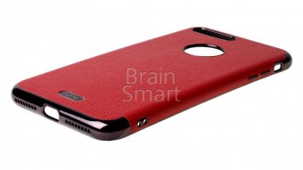 Чехол накладка силиконовая iPhone 7 Plus/8 Plus J-Case Jack Series экокожа с магнитом Red фото