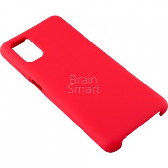 Чехол накладка силиконовая Samsung M51 2020 Silicone Case Красный (41) фото