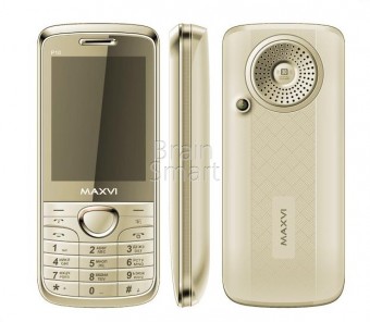 Мобильный телефон Maxvi P10 золотистый фото