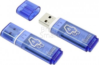 Память USB Flash Smart Buy Glossy 4 ГБ blue фото