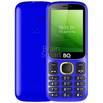 Мобильный телефон BQ Step L+ 2440 синий-желтый фото