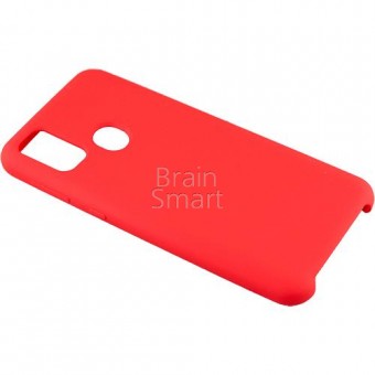 Чехол накладка силиконовая Samsung M21 2020 Silicone Case Красный (14) фото
