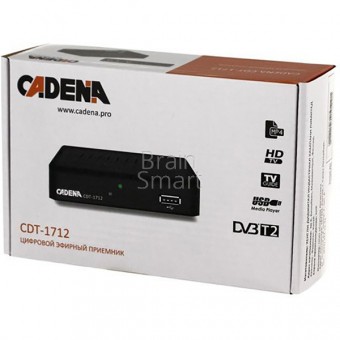 Ресивер DVB-T2 Cadena CDT-1712 Black фото