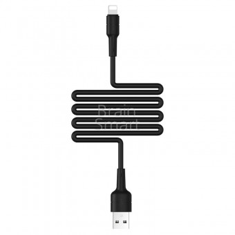 USB кабель Borofone BX30 Silicone Micro (1m) Черный фото