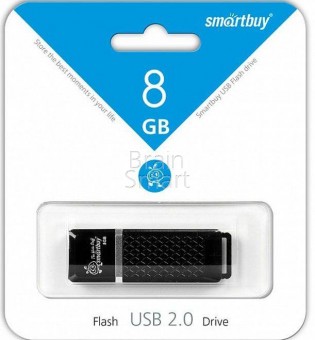 Память USB Flash Smart Buy Quartz Series 8 ГБ black фото