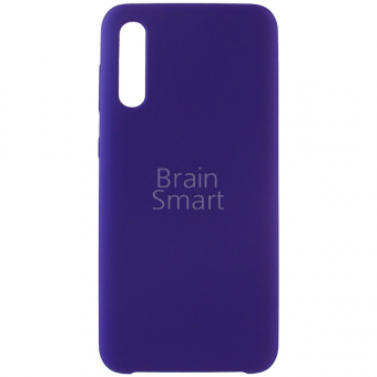 Чехол накладка силиконовая Samsung A505/A50 Silicone Case (36) Фиолетовый фото