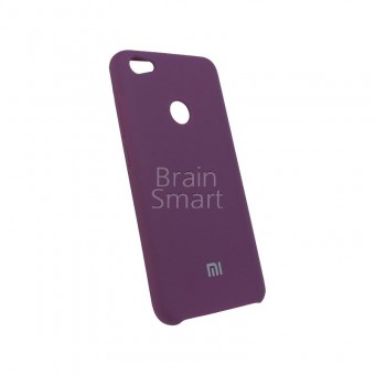 Чехол накладка силиконовая Xiaomi Redmi Note 5A Silicone Cover фиолетовый фото