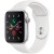 Apple Watch Siriese 5 44mm Silver Aluminum Case with White Sport Band фото