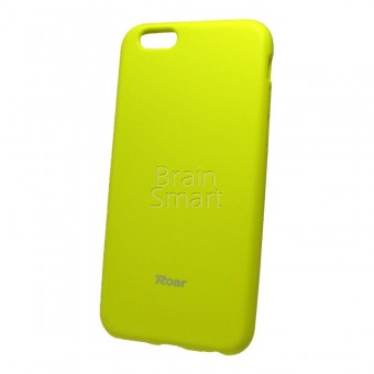 Чехол накладка силиконовая iPhone 6/6S All Day желтый фото