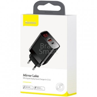 СЗУ Baseus Mirror Lake PPS Digital Display Quick Charger A+C (CCJMHC-A01) Black фото