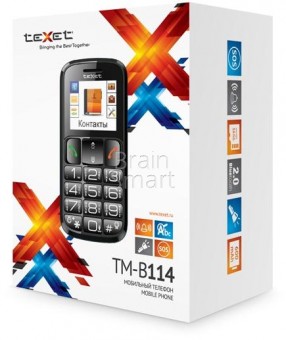 Сотовый телефон Texet TM-B114 черный фото