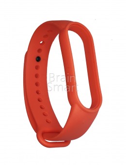 Ремешок силиконовый для браслета Xiaomi Mi Band 5 №21 (Красный) фото