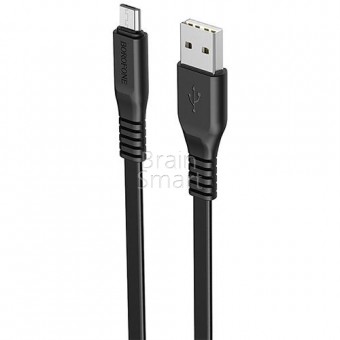 USB кабель Borofone BX23 Wide Power Miсro (1м) Black фото
