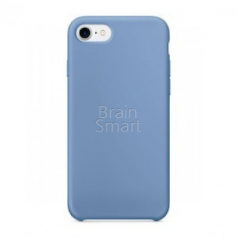 Чехол накладка силиконовая iPhone 7/8 Silicone Case светло-голубой (18) фото