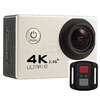 Action камера F60R 4K 16Mp 170 Degree c Wi-Fi и пультом Silver фото