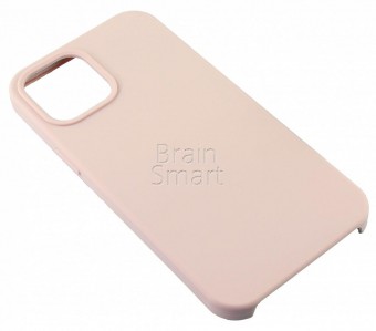 Чехол накладка силиконовая iPhone 12 Mini Silicone Case Пудровый (19) фото