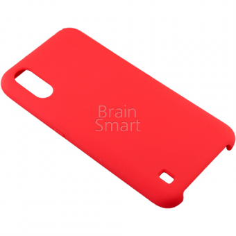 Чехол накладка силиконовая Samsung A015 (2020) Silicon Cover (14) Красный фото